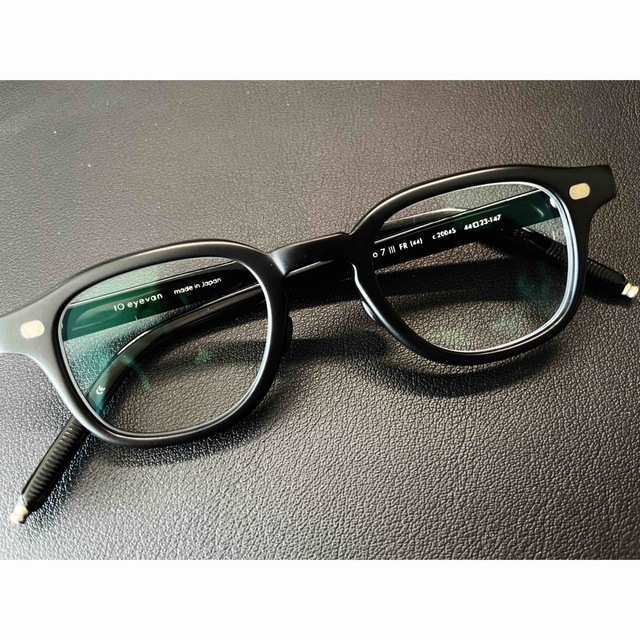 EYEVAN7285 - 限定品 10eyevan no.7 III FR ink FAT RIMの通販 by