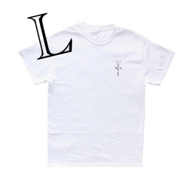 Travis Scott CJ T-Shirt White 一枚　LTシャツ/カットソー(半袖/袖なし)