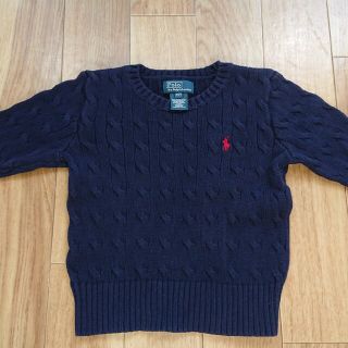 ポロラルフローレン(POLO RALPH LAUREN)のpolo ネイビーニット(ニット)