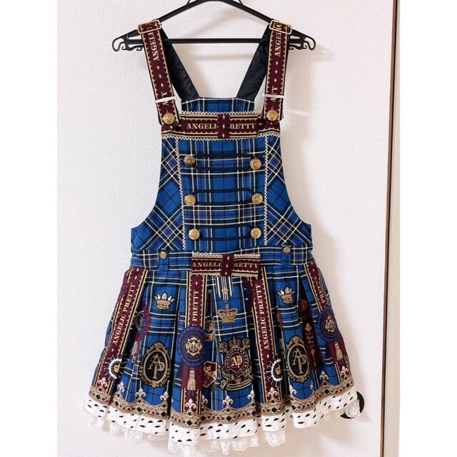 ☆Angelic Pretty Loyal Rosetteサロペット☆チェック 【ギフト】 www