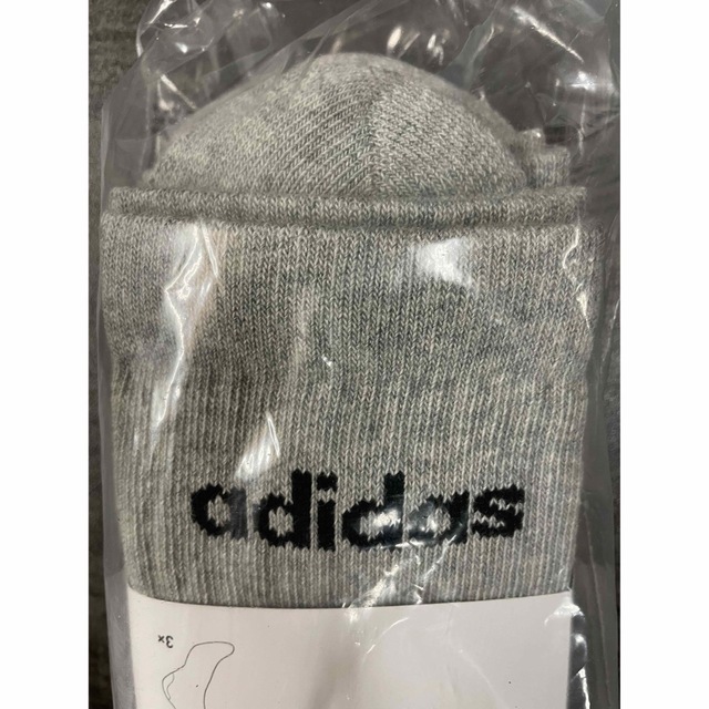 adidas(アディダス)のアディダス　3足組　靴下　クルーソックス メンズのレッグウェア(ソックス)の商品写真