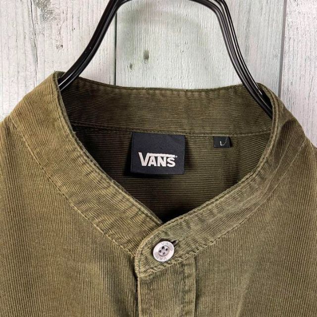 VANS - 90's VANS バンズ ロゴ刺繍 ノーカラーエポーレット VANS - 90's VANS バンズ ロゴ刺繍 ノーカラーエポーレット