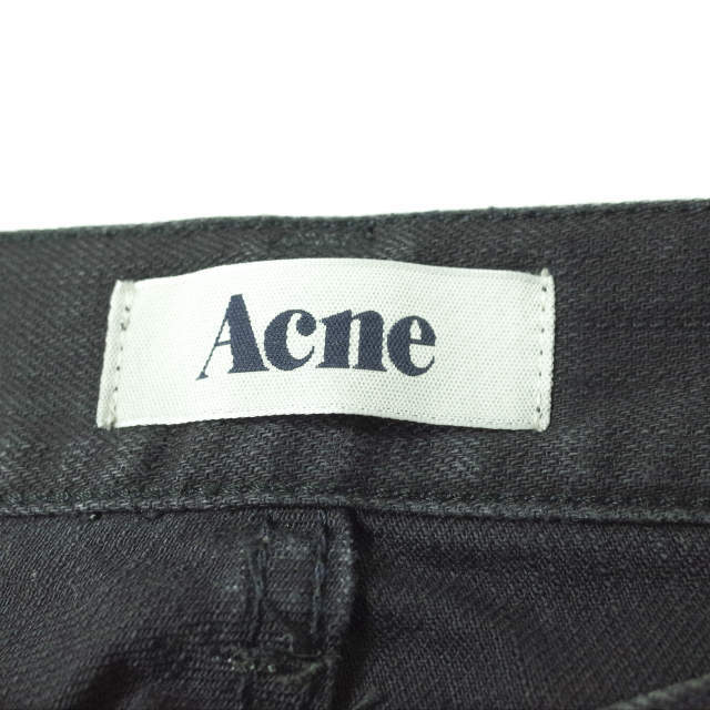 ACNE(アクネ)のACNE アクネ MIC RAVEN スリムストレート5ポケットデニムパンツ 29 BLACK ジーンズ ジップフライ ボトムス【中古】【ACNE】 メンズのパンツ(デニム/ジーンズ)の商品写真