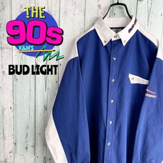 80's BUD LIGHT パウライト　カナダ製　企業系　ヴィンテージ シャツ