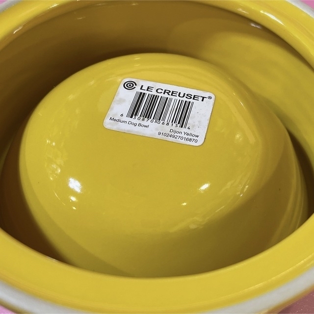 LE CREUSET(ルクルーゼ)の【値下】ル・クルーゼ　ドッグボウル　ミディアム その他のペット用品(犬)の商品写真