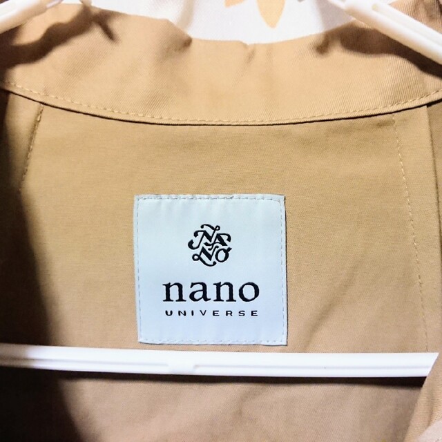 nano・universe - ナノ・ユニバース 強撚コットンスタンド ブルゾンの通販 by ティファニーブルー｜ナノユニバースならラクマ