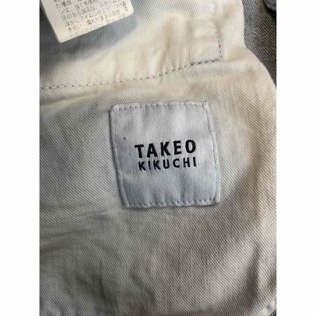 TAKEO KIKUCHI(タケオキクチ)のTAKEO KIKUCHI 11.5ozストレッチ 5ポケットデニムパンツ メンズのパンツ(デニム/ジーンズ)の商品写真