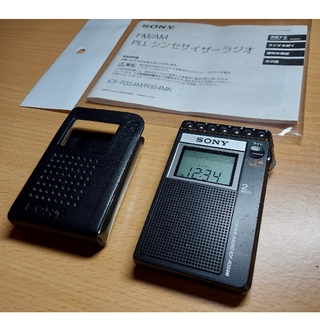 ソニー　FM/AM PLL シンセサイザーラジオ　ICF-R354M(ラジオ)