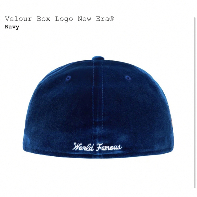 シュプリーム Supreme Velour Box Logo New Era 2