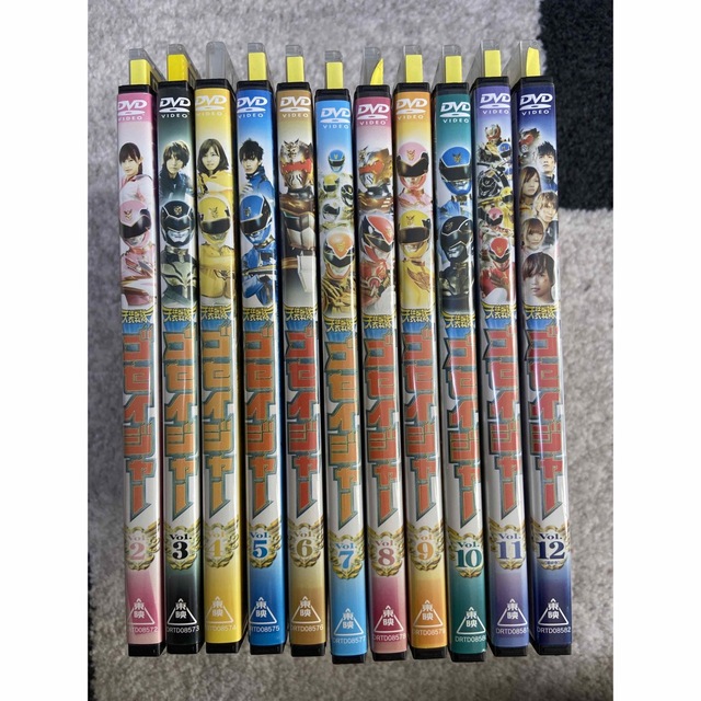 天装戦隊ゴセイジャー2〜12巻 DVDセット