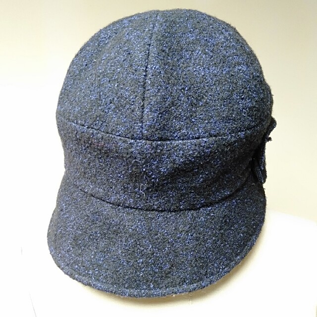 ツイード素材キャスケット   頭囲56cm レディースの帽子(キャスケット)の商品写真