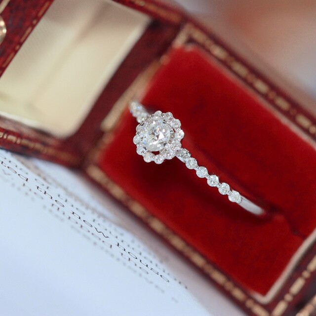 天然ダイヤモンドリング0.36ct k18 | www.jarussi.com.br