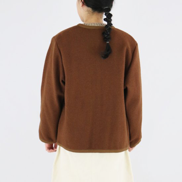 nest Robe(ネストローブ)の【美品です】Charpentier de Vaisseau ノーカラージャケット レディースのジャケット/アウター(ノーカラージャケット)の商品写真