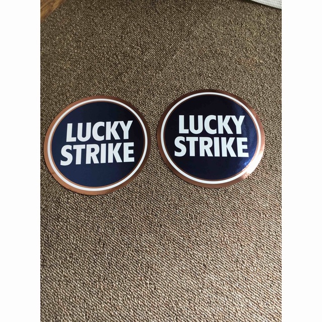 非売品ラッキーストライク lucky strike ステッカー 2枚セット