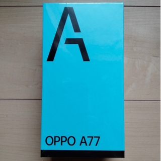 OPPO - 【新品未使用】OPPO A77 ブラック