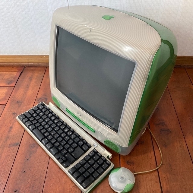 スケルトンiMac G3 グリーン ジャンク品