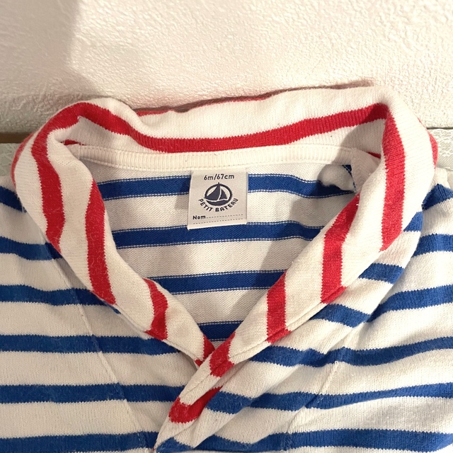 PETIT BATEAU(プチバトー)の【brownsugar様　専用】プチバトー  カバーオール　6m／67cm キッズ/ベビー/マタニティのベビー服(~85cm)(ロンパース)の商品写真