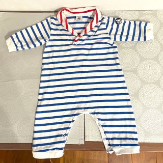 プチバトー(PETIT BATEAU)の【brownsugar様　専用】プチバトー  カバーオール　6m／67cm(ロンパース)