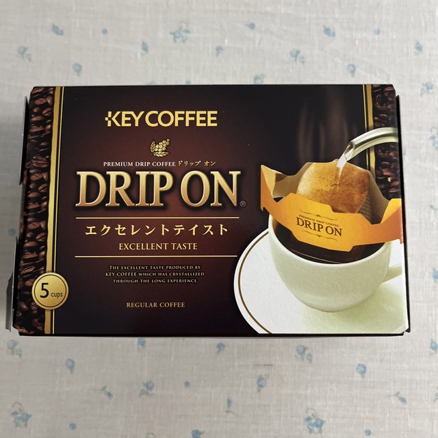 KEY COFFEE(キーコーヒー)のKEY COFFEE  ドリップオン 5袋  食品/飲料/酒の飲料(コーヒー)の商品写真