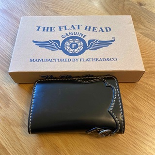 フラットヘッド(THE FLAT HEAD)のTHE FLAT HEAD コードバン　ミディアムウォレット(折り財布)