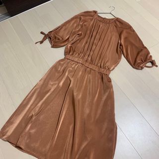 ユナイテッドアローズグリーンレーベルリラクシング(UNITED ARROWS green label relaxing)の膝丈ワンピース　結婚式ドレス(ひざ丈ワンピース)