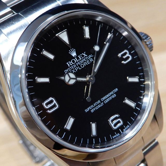ROLEX(ロレックス)の超美品 ロレックス 研磨済み エクスプローラー1 P番 114270 オートマ メンズの時計(腕時計(アナログ))の商品写真