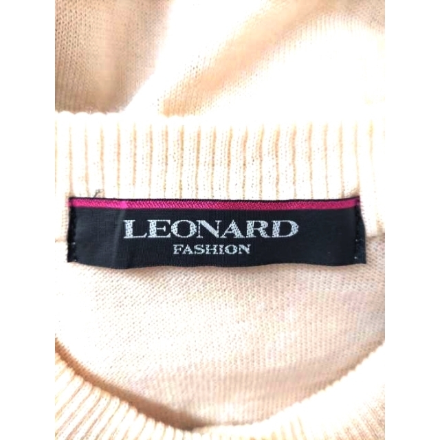 LEONARD(レオナール)のLEONARD(レオナール) ウール×シルク 総柄クルーネックカーディガン レディースのトップス(カーディガン)の商品写真