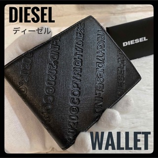 ディーゼル(DIESEL)の【DIESEL】ディーゼル 2つ折り財布HIRESH S  T8013 ブラック(折り財布)