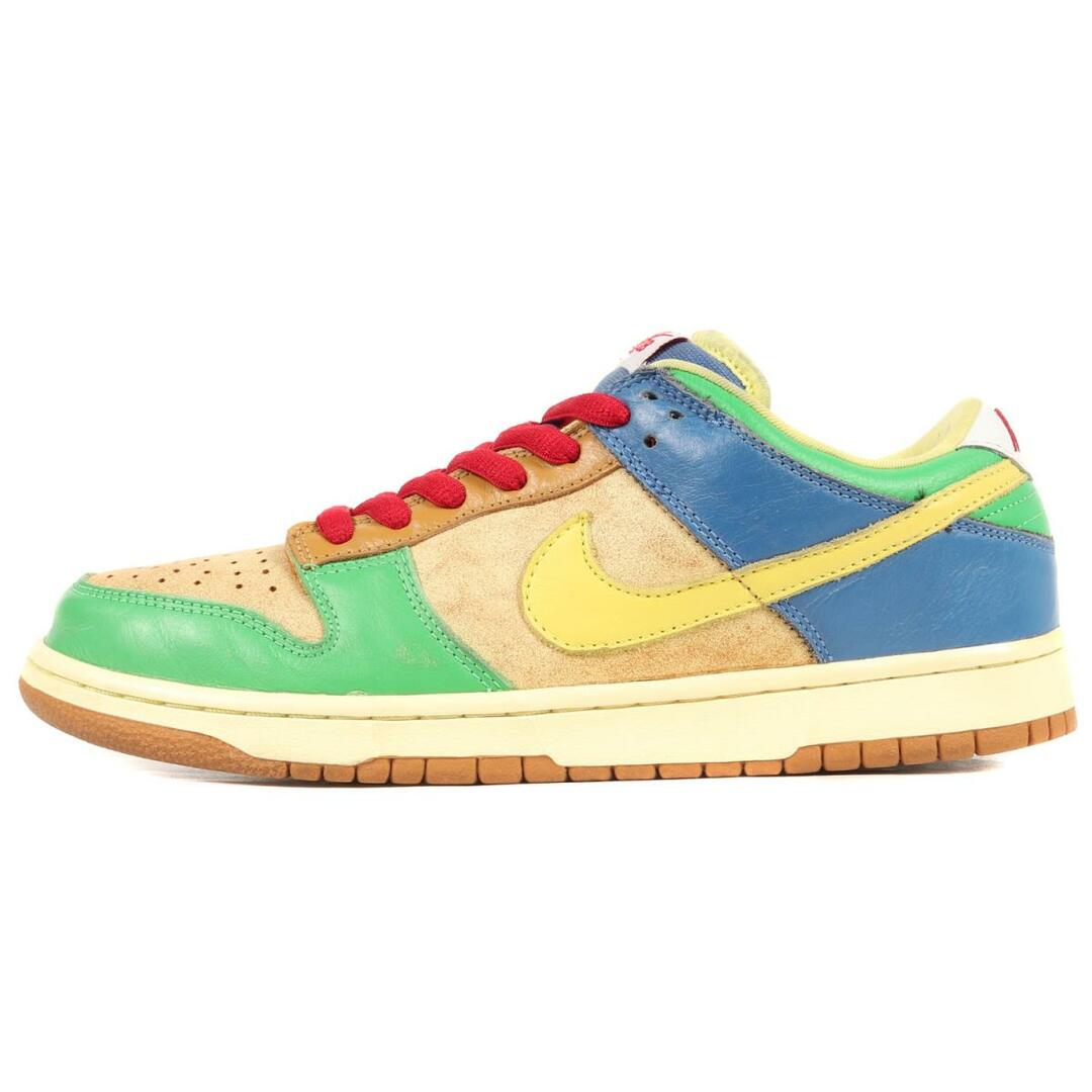 【超ポイントバック祭】 LOW DUNK PROJECTS BROOKLYN ナイキ NIKE - NIKE PREMIUM 【メンズ】【中古】【R010】 スニーカー 27.5cm US9.5 ヘイロー×シトロン ダンク 313170-771 2008年製 SB スニーカー