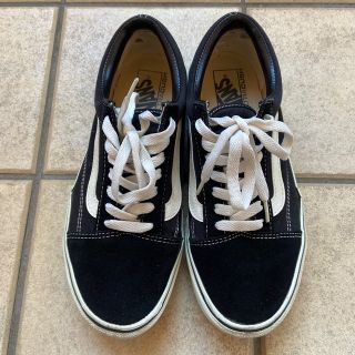 ヴァンズ(VANS)の【used】バンズ オールド スクール ブラック ホワイト　24.5センチ(スニーカー)