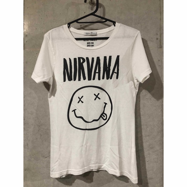 HYSTERIC GLAMOUR(ヒステリックグラマー)のHYSTERIC GLAMOUR ニルヴァーナ Tシャツ レディースのトップス(Tシャツ(半袖/袖なし))の商品写真