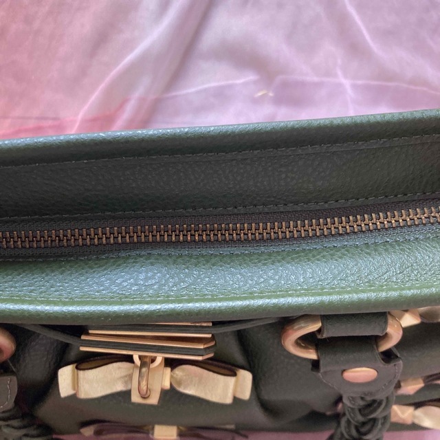 Samantha Thavasa(サマンサタバサ)のサマンサタバサ　ハンドバッグ　グリーン レディースのバッグ(ハンドバッグ)の商品写真