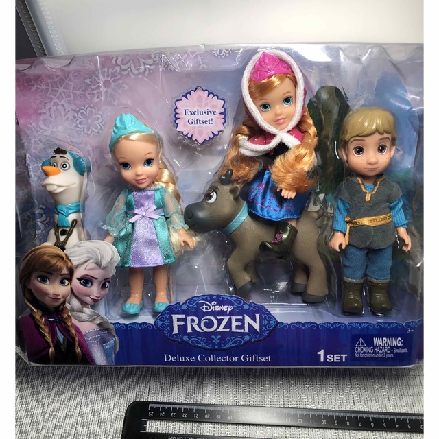 アナと雪の女王(アナトユキノジョオウ)の新品　トイザらスアナと雪の女王　ミニドール　デラックスセット　アナ雪　人形 エンタメ/ホビーのおもちゃ/ぬいぐるみ(キャラクターグッズ)の商品写真