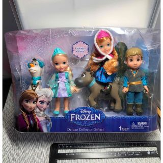 アナトユキノジョオウ(アナと雪の女王)の新品　トイザらスアナと雪の女王　ミニドール　デラックスセット　アナ雪　人形(キャラクターグッズ)