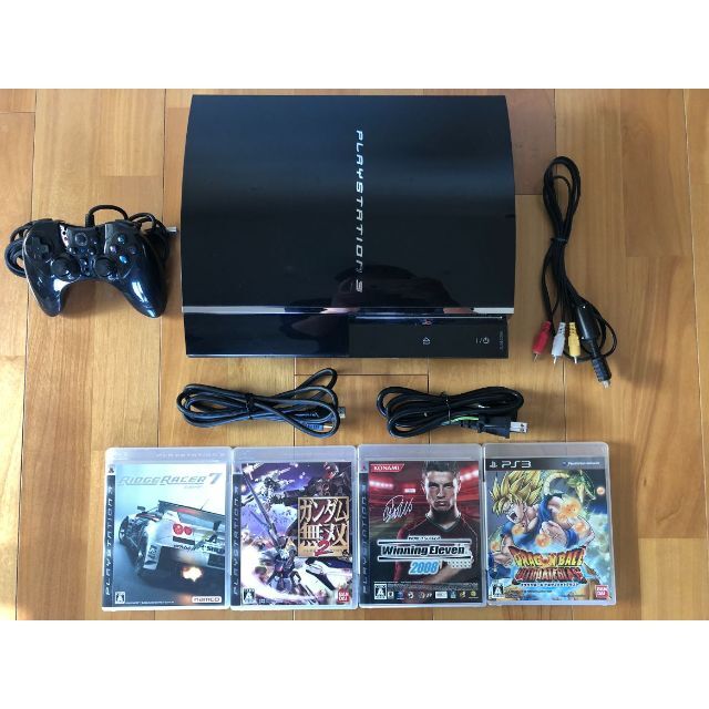 ジャンク/修理用 初期型PS3(CECHA00)＋コントローラ＋接続ケーブル ...