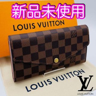 ルイヴィトン(LOUIS VUITTON)のギフトにも♪　ヴィトン財布　ダミエ　ポルトフォイユサラ　ローズバレリーヌ　箱付(財布)