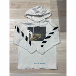 OFF WHITE   Off White パーカー 白の通販 by M｜オフホワイトならラクマ