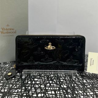 ヴィヴィアンウエストウッド(Vivienne Westwood)のVivienne Westwood エナメル 財布 長財布 黒 ブラック(財布)