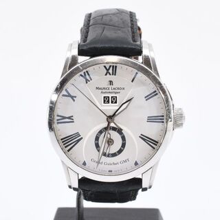MAURICE LACROIX - モーリスラクロア ポントス グランギッシェ GMT メンズ 腕時計 PT6098