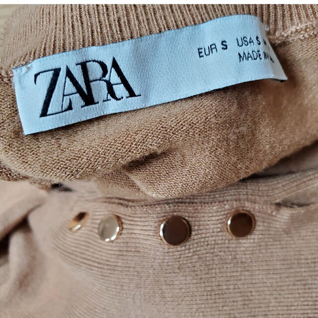 ZARA(ザラ)のZARA ベーシック ハイネック ニットセーター レディースのトップス(ニット/セーター)の商品写真