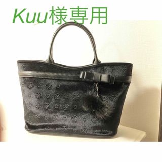 クレイサス(CLATHAS)の【美品】CLATHAS クレイサス　バッグ　ベロア(トートバッグ)