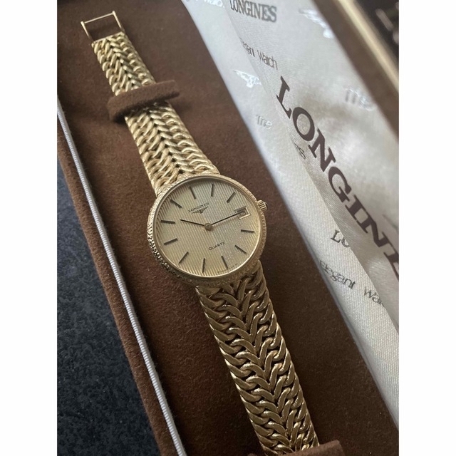 販促モール ロンジン 腕時計 金無垢 クウォーツ longines 18k無垢