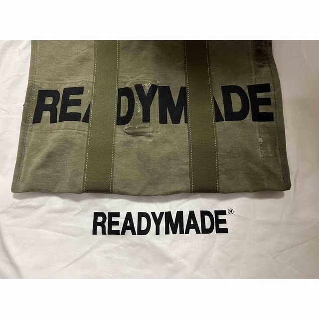 READYMADE(レディメイド)のREADYMADE EASY TOTE LARGE GREEN BAG メンズのバッグ(トートバッグ)の商品写真