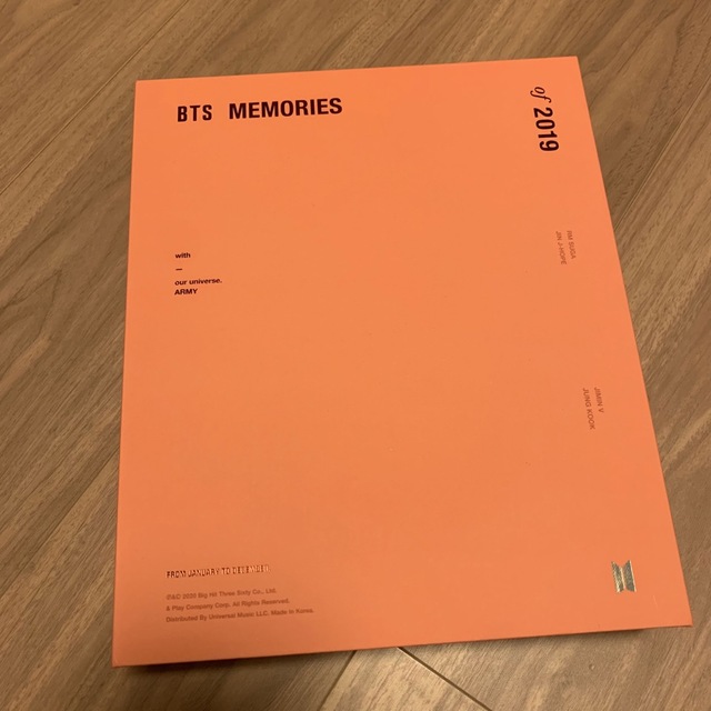 BTS memories 2019 DVD トレカ ジン 日本語字幕付 2
