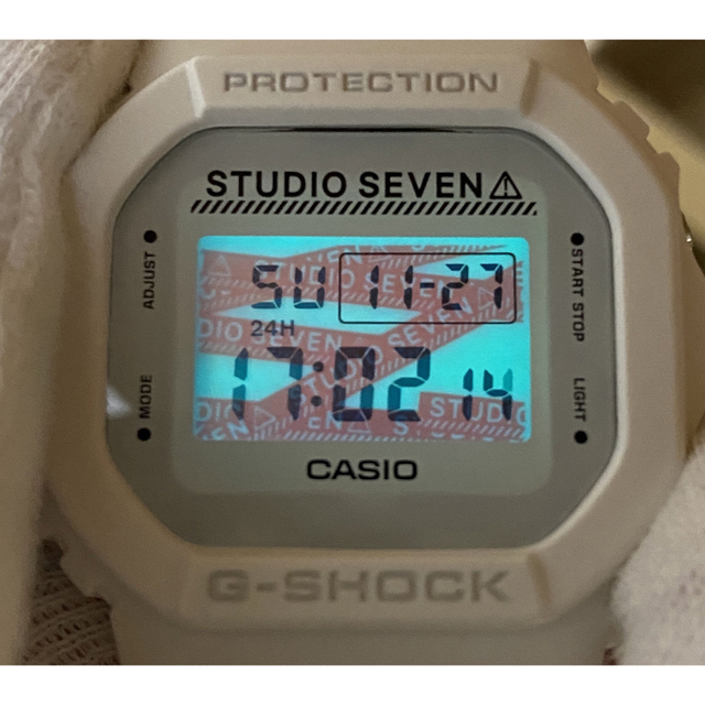 腕時計(デジタル)G-SHOCK/コラボ/DW-5600/STUDIO SEVEN/スピード/限定