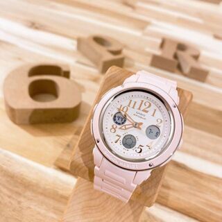 Baby-G - 美品【カシオ】CASIOベビージー腕時計BGA-150EF三つ目ピンク×シルバー