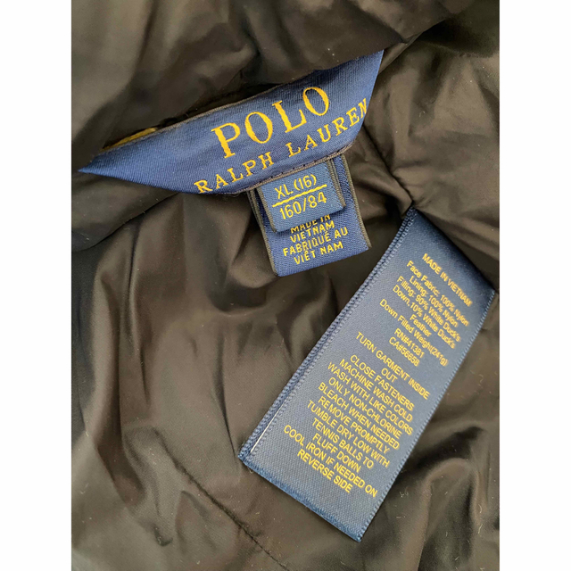 POLO RALPH LAUREN(ポロラルフローレン)のキミたん様専用 ラルフローレンダウンコート160cmお受験 キッズ/ベビー/マタニティのキッズ服男の子用(90cm~)(ジャケット/上着)の商品写真