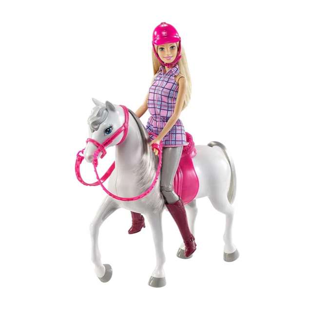 バービー人形 Barbie バービーと彼女の馬　乗馬を楽しみましょう キッズ/ベビー/マタニティのおもちゃ(ぬいぐるみ/人形)の商品写真