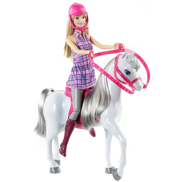 バービー人形 Barbie バービーと彼女の馬　乗馬を楽しみましょう キッズ/ベビー/マタニティのおもちゃ(ぬいぐるみ/人形)の商品写真