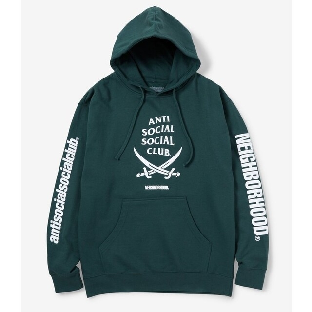 NEIGHBORHOOD - NEIGHBORHOOD × ASSC / CE-HOODIE.LS-GREENの NEIGHBORHOOD - NEIGHBORHOOD × ASSC / CE-HOODIE.LS-GREENの